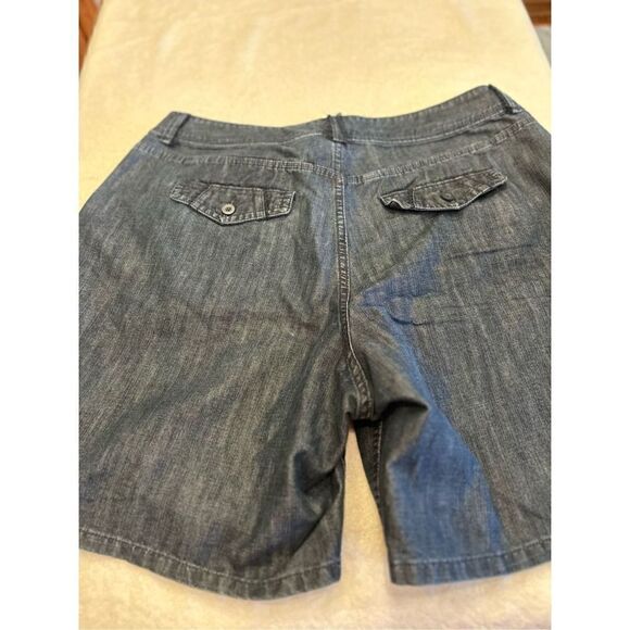 Riders Lee 16W shorts dark blue deep wide front pockets - Picture 4 of 10